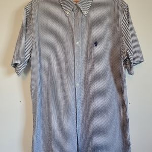 Brooks Brothers size L short sleeve seersucker button up